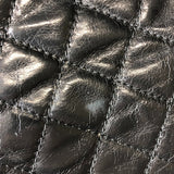シャネル CHANEL マトラッセチェーントートバッグ ブラック ゴールド金具 エイジドカーフ レディース トートバッグ