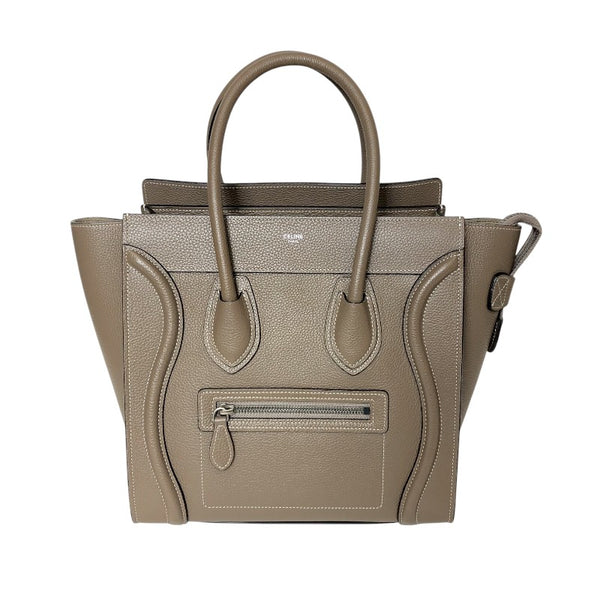 セリーヌ CELINE ラゲージマイクロショッパー 189793 スリ ドラムドカーフ レディース ハンドバッグ