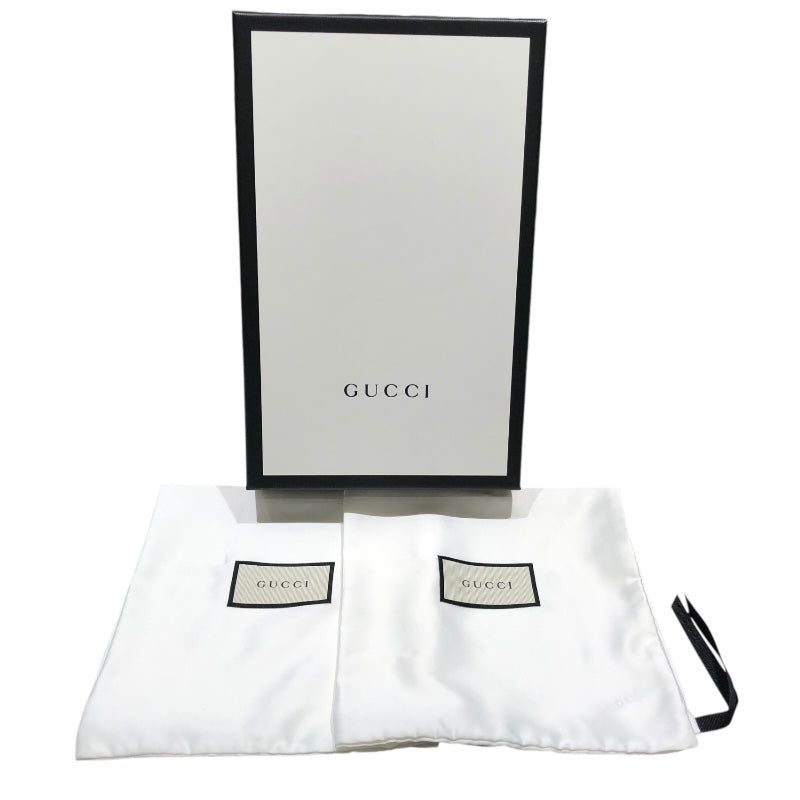 グッチ GUCCI ｽﾘﾝｸﾞﾊﾞｯｸﾞﾊﾟﾝﾌﾟｽ 524646 ブラック レザー レディース パンプス