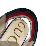 グッチ GUCCI ｽﾘﾝｸﾞﾊﾞｯｸﾞﾊﾟﾝﾌﾟｽ 524646 ブラック レザー レディース パンプス