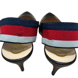 グッチ GUCCI ｽﾘﾝｸﾞﾊﾞｯｸﾞﾊﾟﾝﾌﾟｽ 524646 ブラック レザー レディース パンプス