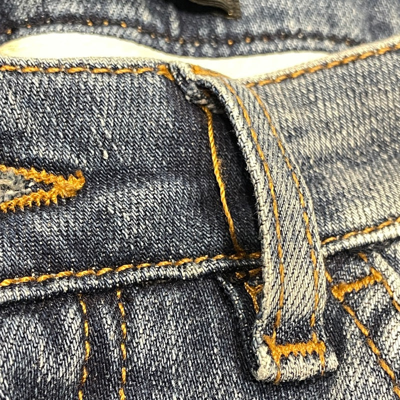 ドルチェ＆ガッバーナ Dolce & Gabbana ロゴ装飾スキニーデニムパンツ FTAQWA ブルー コットン レディース デニムパンツ