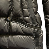 モンクレール MONCLER HERMIFUR ダウンコート ブラック ナイロン レディース ダウンジャケット