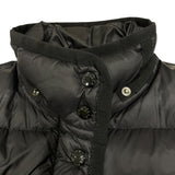 モンクレール MONCLER HERMIFUR ダウンコート ブラック ナイロン レディース ダウンジャケット