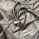 モンクレール MONCLER HERMIFUR ダウンコート ブラック ナイロン レディース ダウンジャケット