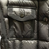モンクレール MONCLER HERMIFUR ダウンコート ブラック ナイロン レディース ダウンジャケット