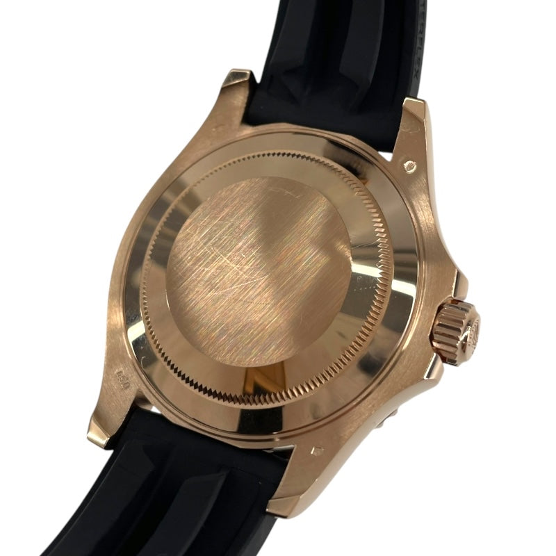 ロレックス ROLEX ヨットマスター40 パヴェダイヤ ランダムシリアル 116655 パヴェダイヤ K18PG/ラバーベルト 自動巻き メンズ 腕時計