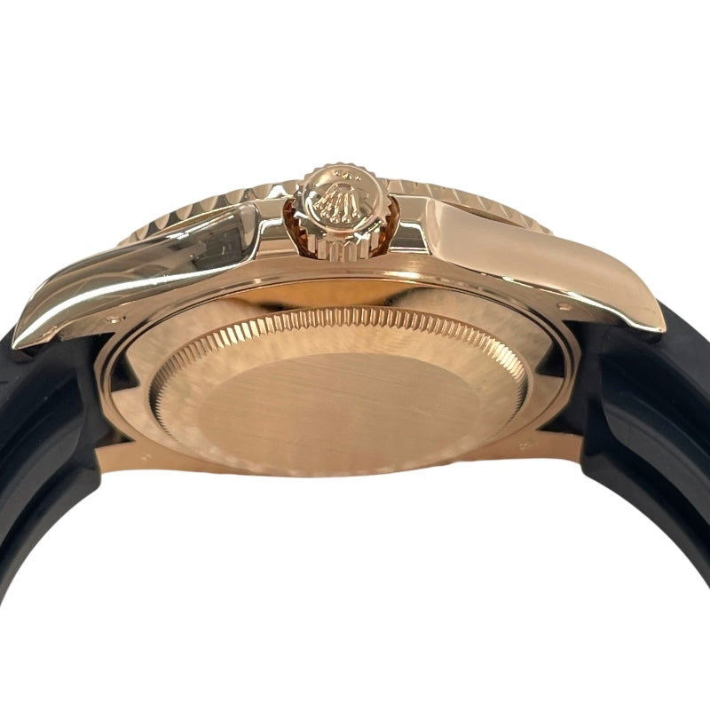 ロレックス ROLEX ヨットマスター40 パヴェダイヤ ランダムシリアル 116655 パヴェダイヤ K18PG/ラバーベルト 自動巻き メンズ 腕時計
