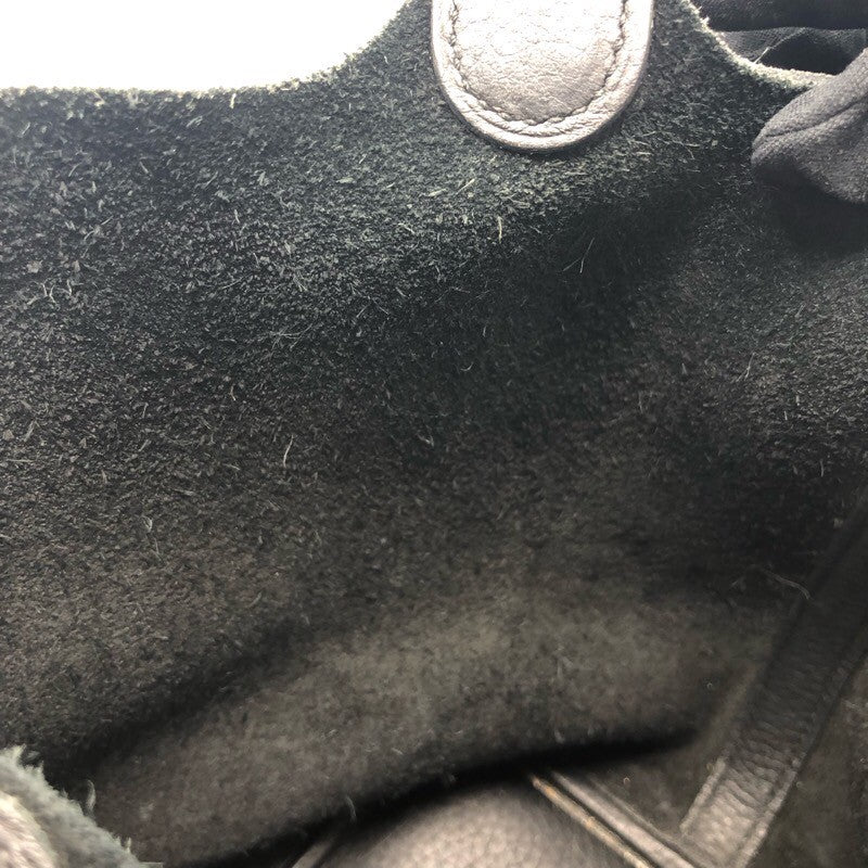 エルメス HERMES ピコタンロックPM D刻 ブラック/GD金具 トリヨン レディース ハンドバッグ
