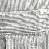 ミュウミュウ miu miu ロゴ刺繍コーデュロイ オーバーオールドレス MF5239 グレー コットン レディース オーバーオール