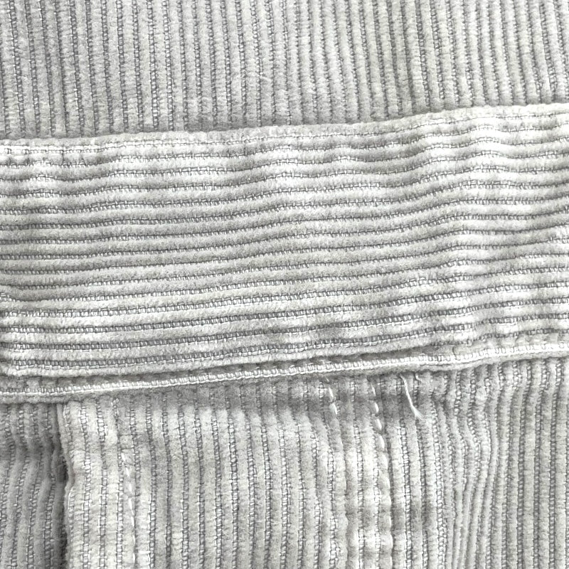 ミュウミュウ miu miu ロゴ刺繍コーデュロイ オーバーオールドレス MF5239 グレー コットン レディース オーバーオール