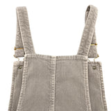 ミュウミュウ miu miu ロゴ刺繍コーデュロイ オーバーオールドレス MF5239 グレー コットン レディース オーバーオール