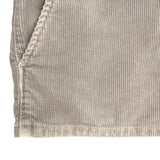 ミュウミュウ miu miu ロゴ刺繍コーデュロイ オーバーオールドレス MF5239 グレー コットン レディース オーバーオール