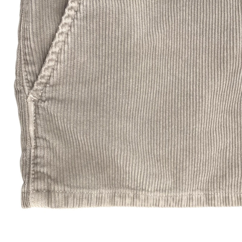 ミュウミュウ miu miu ロゴ刺繍コーデュロイ オーバーオールドレス MF5239 グレー コットン レディース オーバーオール