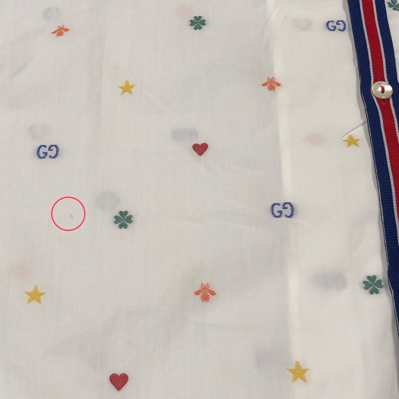 グッチ GUCCI 総柄ボウリングシャツ 575542 コットン メンズ 半袖シャツ