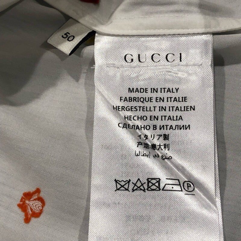 グッチ GUCCI 総柄ボウリングシャツ 575542 コットン メンズ 半袖シャツ