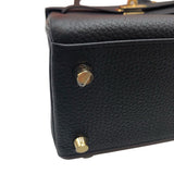 エルメス HERMES ケリー25 Y刻 ブラック/GD金具 トゴ レディース ショルダーバッグ