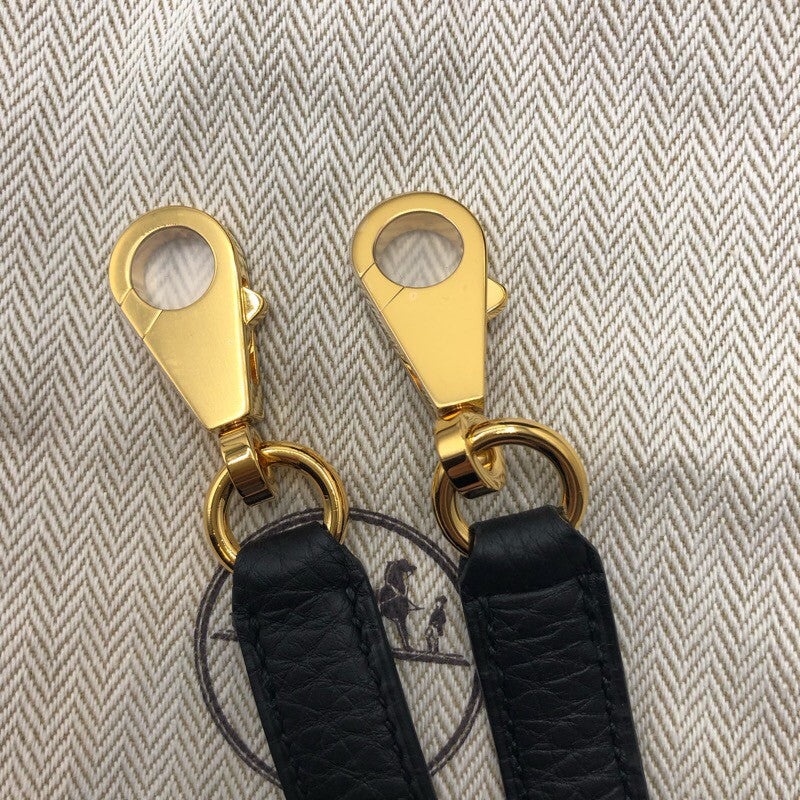 エルメス HERMES ケリー25 Y刻 ブラック/GD金具 トゴ レディース ショルダーバッグ