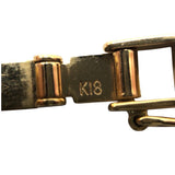 K18　6面ダブルキヘイネックレス K18イエローゴールド ジュエリー