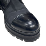 プラダ PRADA RE-NYLON トライアングルロゴショートブーツ 1T708M ブラック ナイロン レディース ブーツ