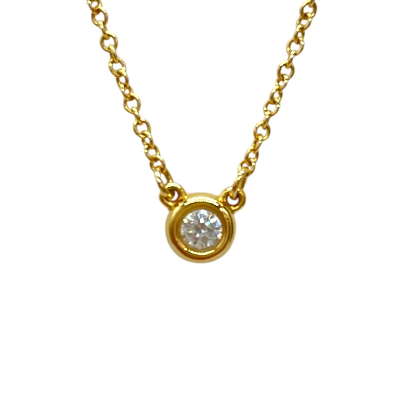 ティファニー TIFFANY＆CO バイザヤードネックレス　D0.07ct 750PG/ダイヤモンド ダイヤモンド ジュエリー