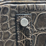 エルメス HERMES バーキン35 □L刻 ハバナ アリゲーターマット ユニセックス ハンドバッグ