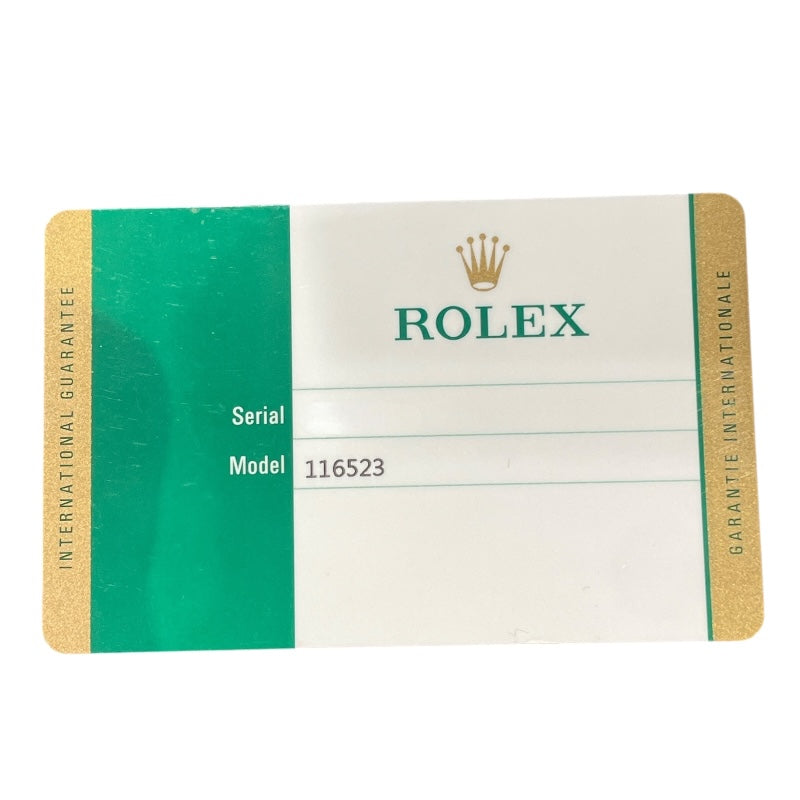 ロレックス ROLEX デイトナ 116523 ステンレススティール/K18イエローゴールド メンズ 腕時計