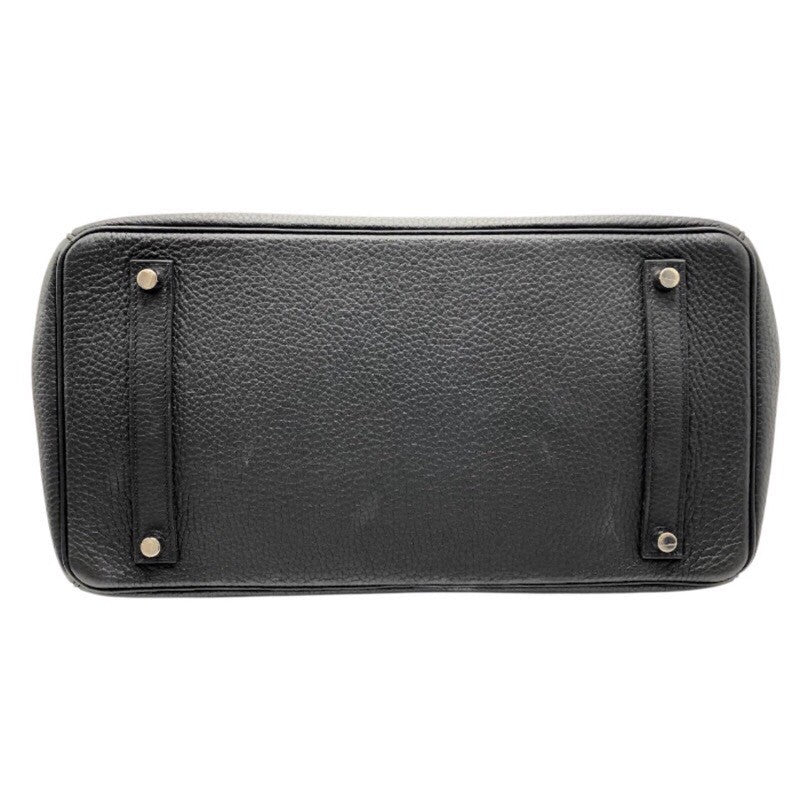 エルメス HERMES バーキン35 □O刻 ブラック×SV金具 トリヨン ユニセックス ハンドバッグ