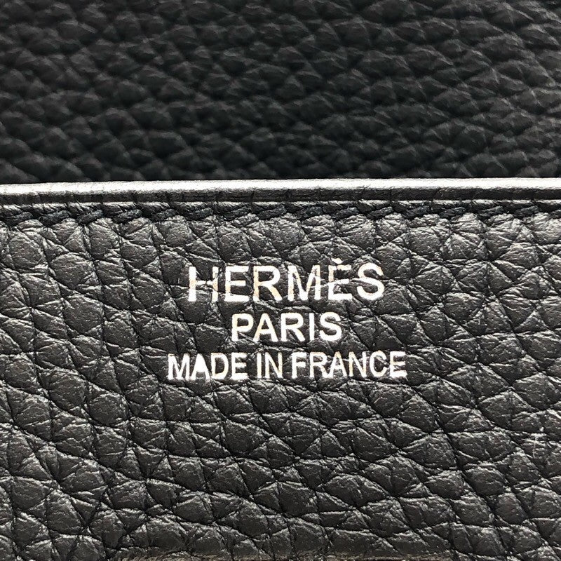 エルメス HERMES バーキン35 □O刻 ブラック×SV金具 トリヨン ユニセックス ハンドバッグ