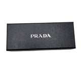 プラダ PRADA サフィアーノレザーキーリング 2PP040 ブラック/SV レザー メンズ キーホルダー