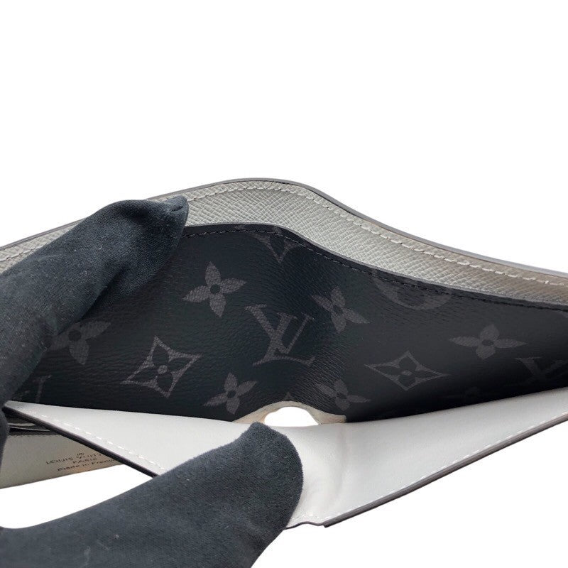 ルイ・ヴィトン LOUIS VUITTON ポルトフォイユ・ミュルティプル M81369 インディゴブルー エピ・エクリプス メンズ 二つ折り財布