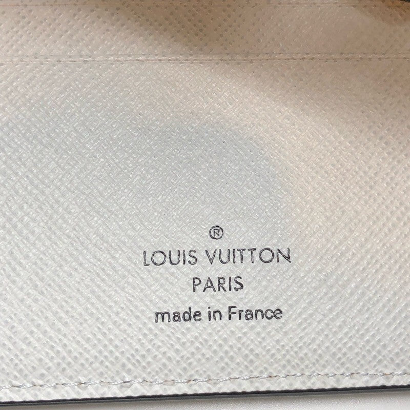 ルイ・ヴィトン LOUIS VUITTON ポルトフォイユ・ミュルティプル M81369 インディゴブルー エピ・エクリプス メンズ 二つ折り財布