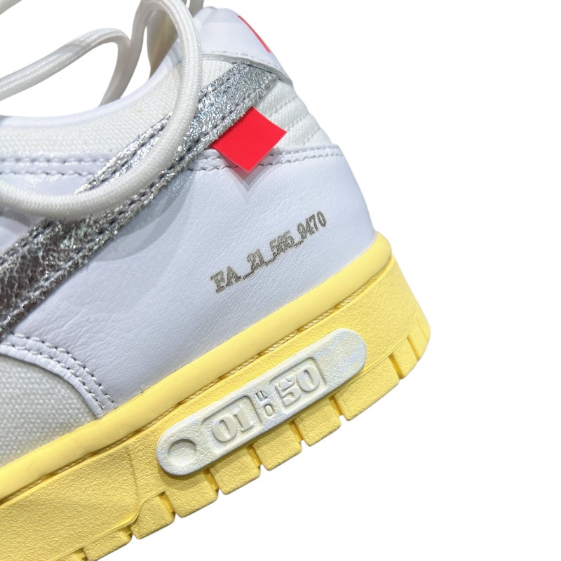 ナイキ NIKE ✖OFFWHITE DUNKLOWスニーカー DM1602-127 キャンバス メンズ スニーカー