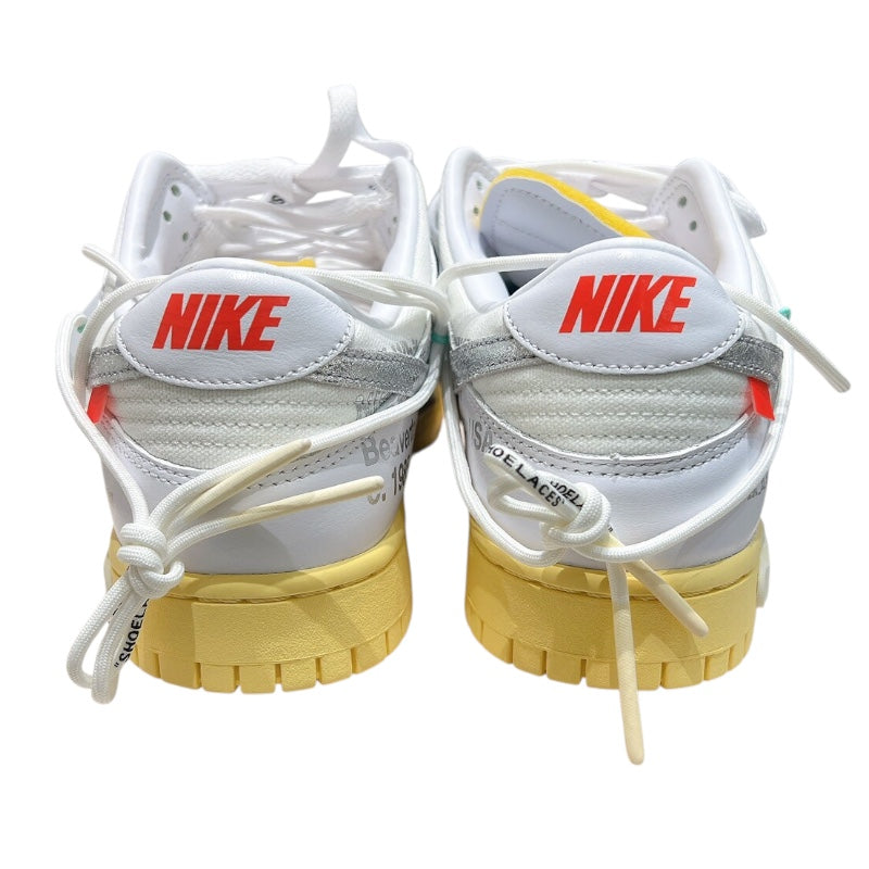 ナイキ NIKE ✖OFFWHITE DUNKLOWスニーカー DM1602-127 キャンバス メンズ スニーカー