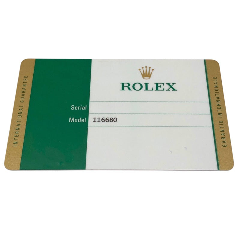 ロレックス ROLEX ヨットマスター2 ランダムシリアル 116680 ホワイト SS メンズ 腕時計