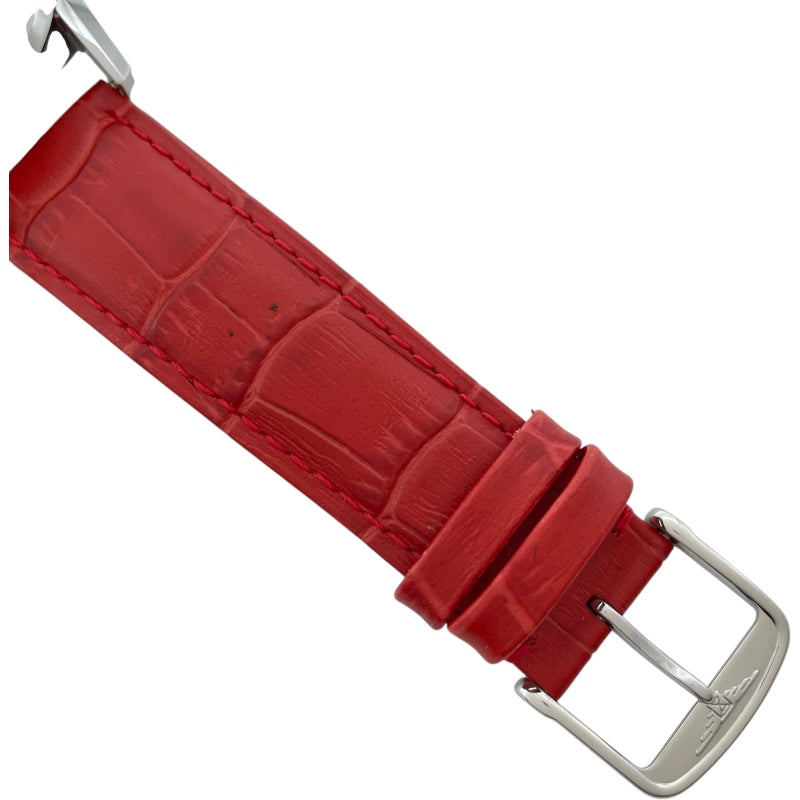 ロンジン LONGINES ヘリテージ テレメーター クロノグラフ L2.780.4.18.2 ホワイト SS/革ベルト（社外品） 自動巻き メンズ 腕時計