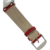 ロンジン LONGINES ヘリテージ テレメーター クロノグラフ L2.780.4.18.2 ホワイト SS/革ベルト（社外品） 自動巻き メンズ 腕時計