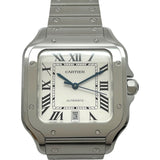 カルティエ Cartier サントス ドゥ カルティエLM WSSA0018 シルバー SS 自動巻き メンズ 腕時計