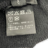 シャネル CHANEL カシミヤ混ロゴニットキャップ ブラック ウール レディース その他ファッション雑貨