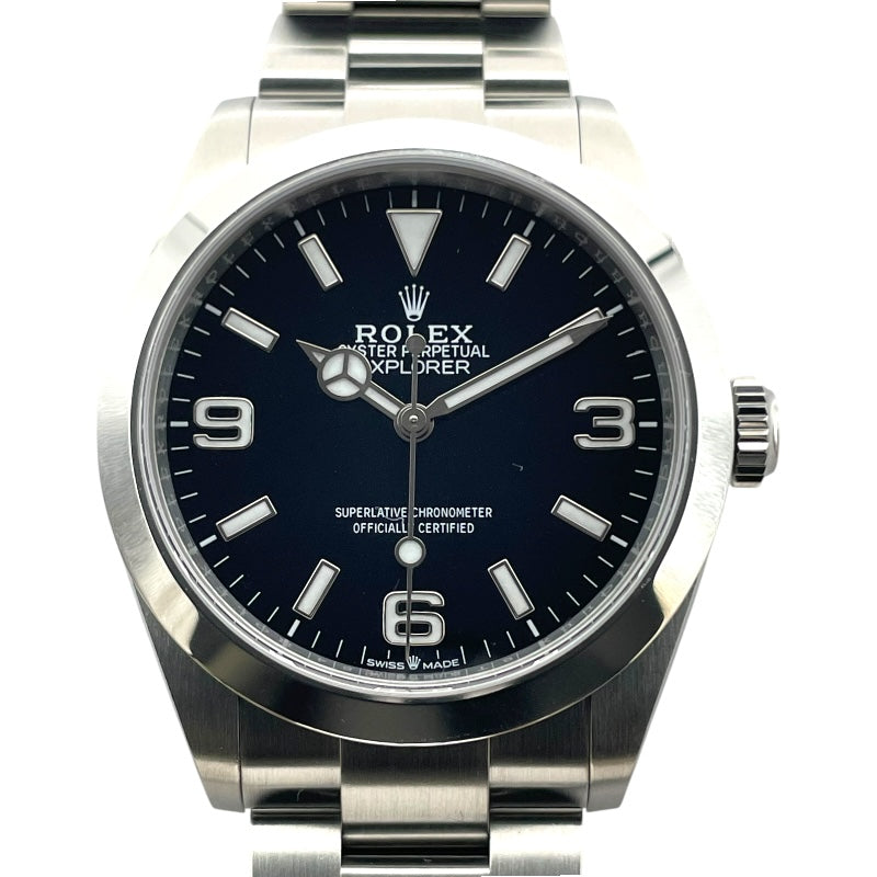 ロレックス ROLEX エクスプローラー 40 224270 ブラック SS 自動巻き メンズ 腕時計