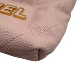 シャネル CHANEL シャネル22ミニ AS3980 ピンク ゴールド金具 ソフトキャビアスキン レディース ショルダーバッグ