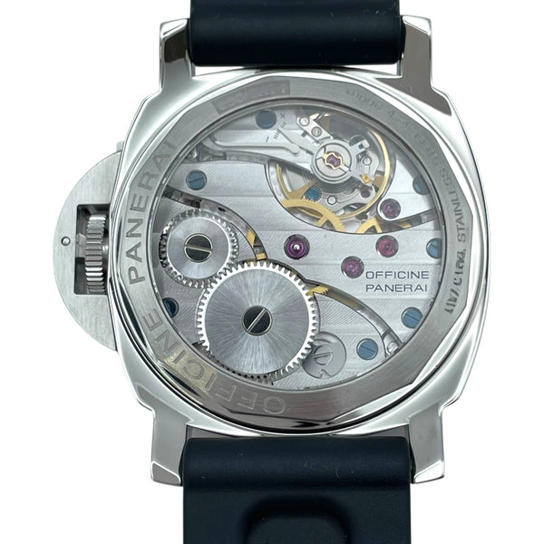 パネライ PANERAI ルミノール マリーナ PAM00113 ホワイト SS 自動巻き メンズ 腕時計