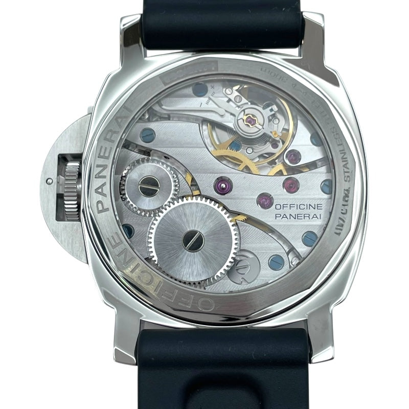 パネライ PANERAI ルミノール マリーナ PAM00113 ホワイト SS 自動巻き メンズ 腕時計