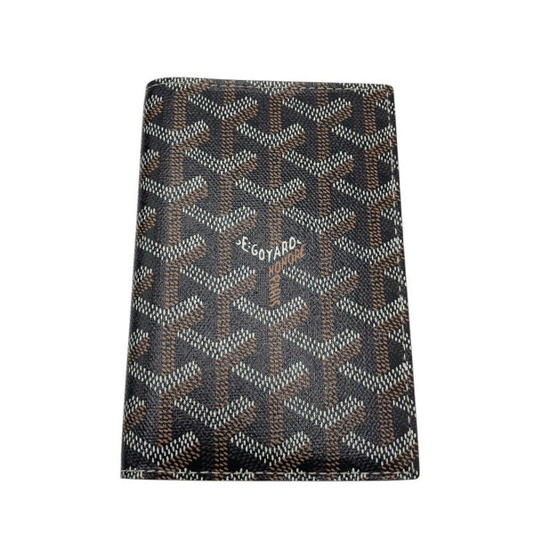 【新品未使用】GOYARD ゴヤール　グルネル パスポートケース　ブラック ゴヤール GOYARD グルネルパスポートケース ブラック PVC/レザー