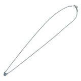 ティファニー TIFFANY＆CO カラーバイザヤード ネックレス アクアマリン シルバー Ag925 アクアマリン ジュエリー