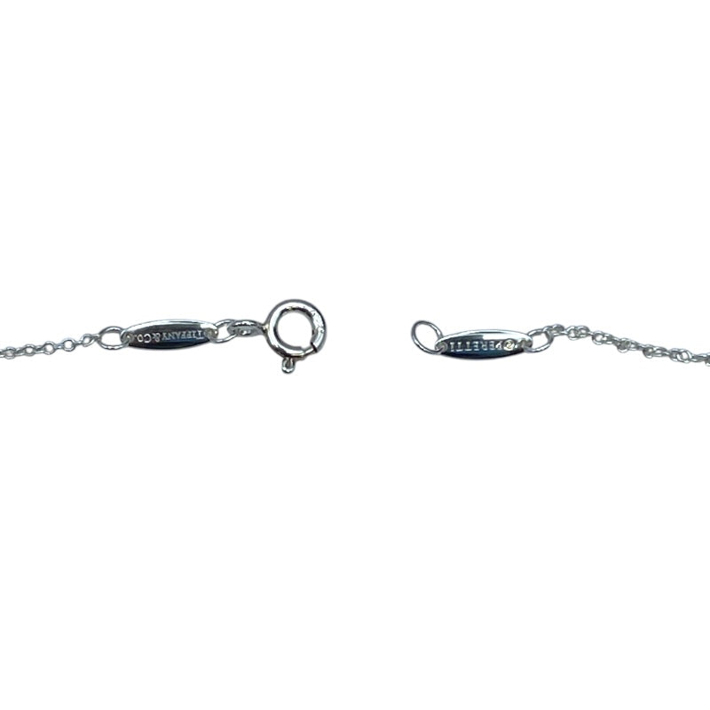 ティファニー TIFFANY＆CO カラーバイザヤード ネックレス アクアマリン シルバー Ag925 アクアマリン ジュエリー