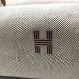 エルメス HERMES ブリッドアブラックGM　ジグザク ルージュアッシュ キャンバス ユニセックス ハンドバッグ
