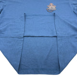 モンクレール MONCLER ×JW ANDERSON ロゴワッペン半袖Tシャツ ブルー コットン メンズ 半袖Ｔシャツ