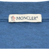 モンクレール MONCLER ×JW ANDERSON ロゴワッペン半袖Tシャツ ブルー コットン メンズ 半袖Ｔシャツ