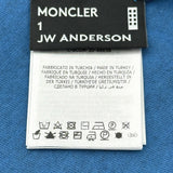 モンクレール MONCLER ×JW ANDERSON ロゴワッペン半袖Tシャツ ブルー コットン メンズ 半袖Ｔシャツ